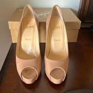 Christian louboutin heels New very prove 120 patent